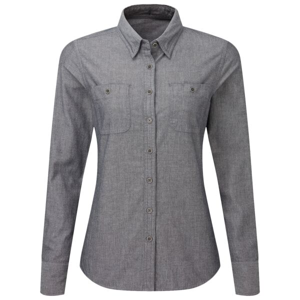 Women’s Chambray shirt, organic and Fairtrade certified Vignette