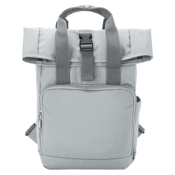 Recycled mini twin handle roll-top backpack Vignette