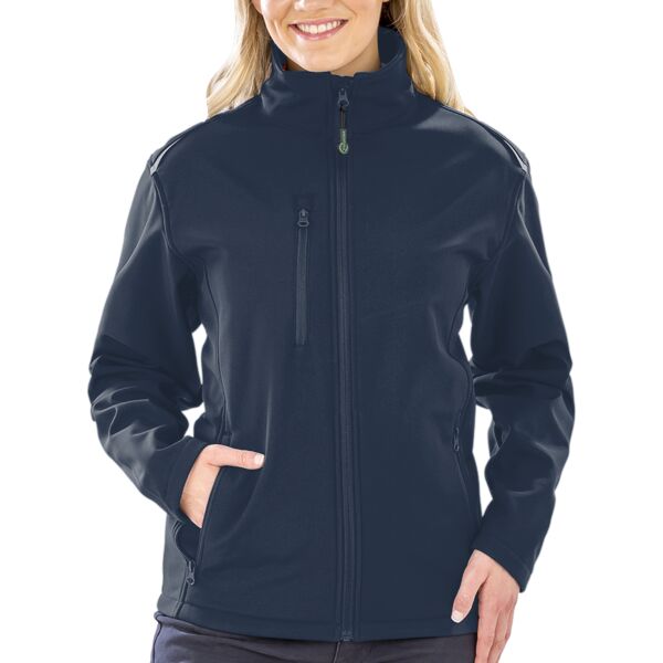 Women's recycled 3-layer printable softshell jacket Vignette