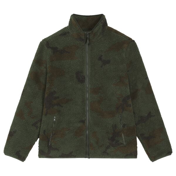 Unisex Outsider AOP sherpa zip-through jacket (STJU949) Vignette