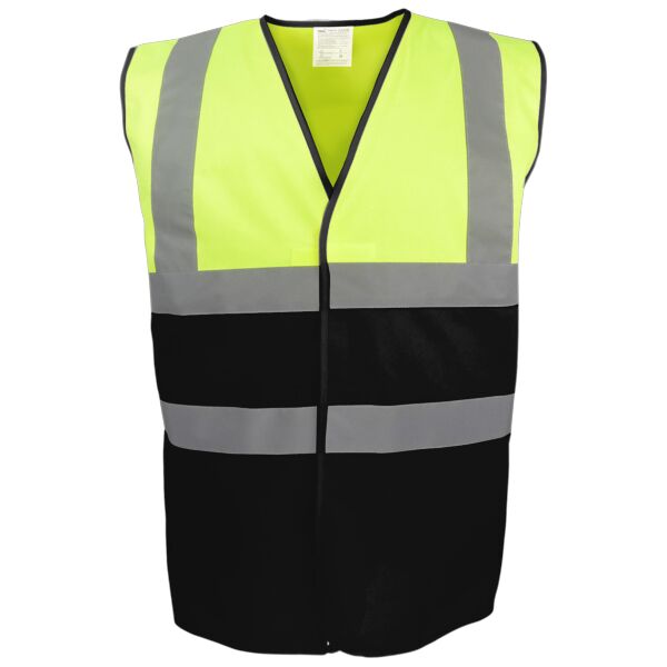 Hi-vis two-tone waistcoat (HVW122) Vignette