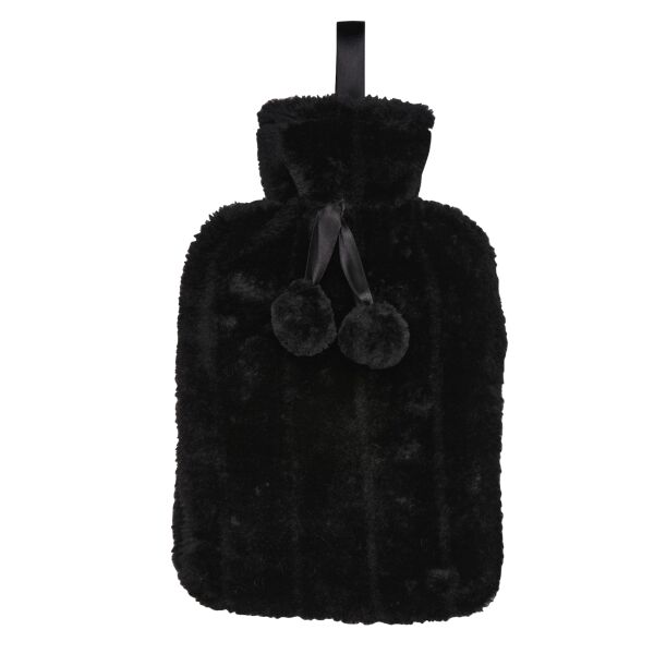 Luxury classic faux fur hot water bottle and cover Vignette