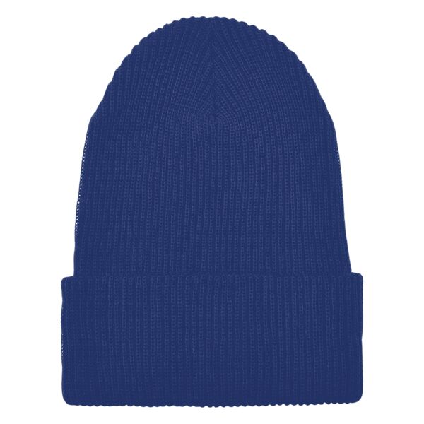 Recycled yarn ribbed knit beanie (1504RY) Vignette