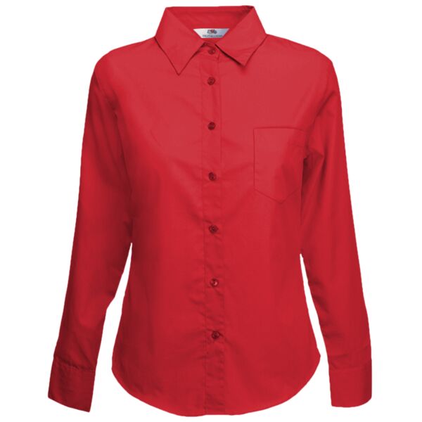 Ladyfit poplin long sleeve shirt Vignette