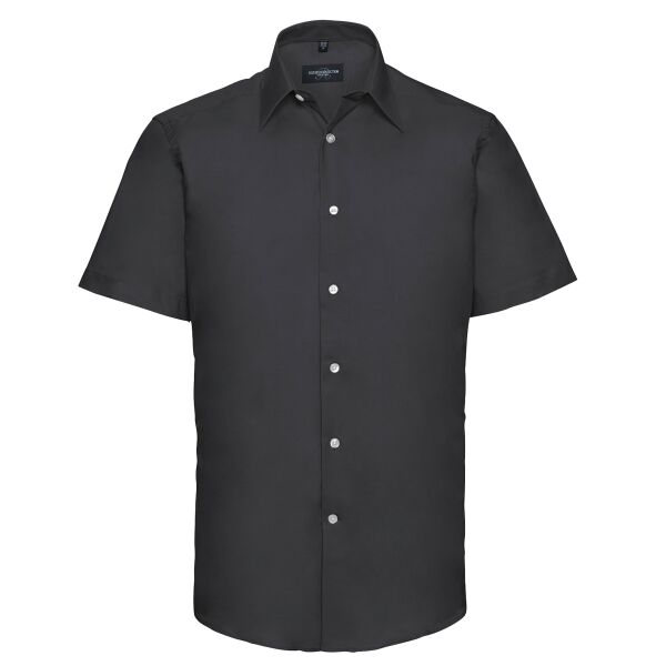 Short sleeve easycare tailored Oxford shirt Vignette