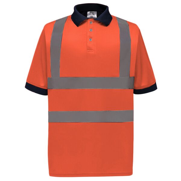 Hi-vis short sleeve polo (HVJ210) Vignette