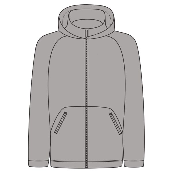 Hoodie with reflective tape Vignette