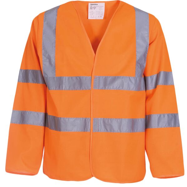 Hi-vis long sleeve waistcoat (HVJ200) Vignette