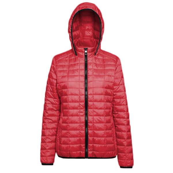 Women's honeycomb hooded jacket Vignette