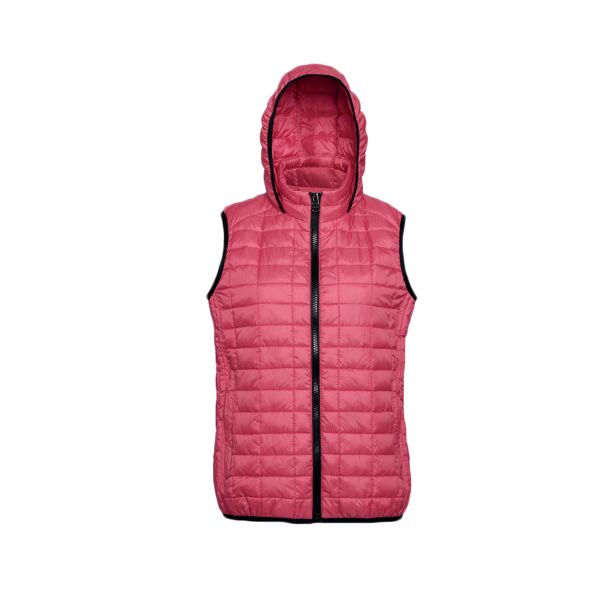 Women's honeycomb hooded gilet Vignette