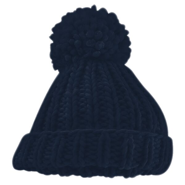Oversized hand-knitted beanie Vignette