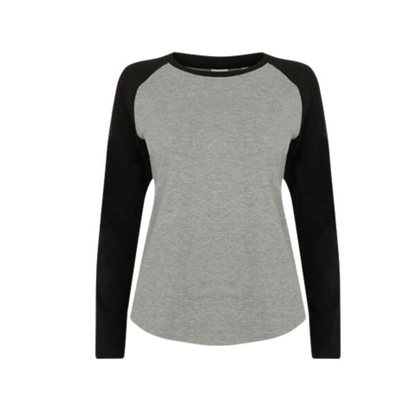 Women's long sleeve baseball t-shirt Vignette