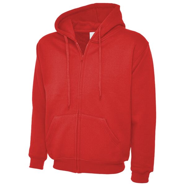 Adults Classic Full Zip Hooded Sweatshirt Vignette