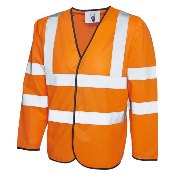 Long Sleeve Hi Vis Safety Waistcoat Vignette