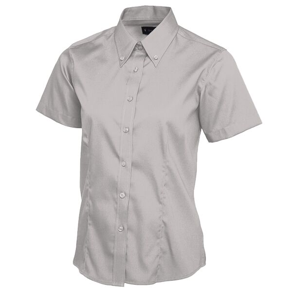 Ladies Pinpoint Oxford Half Sleeve Shirt Vignette