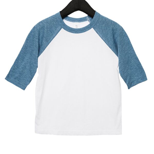 Toddler ¾ sleeve baseball tee Vignette