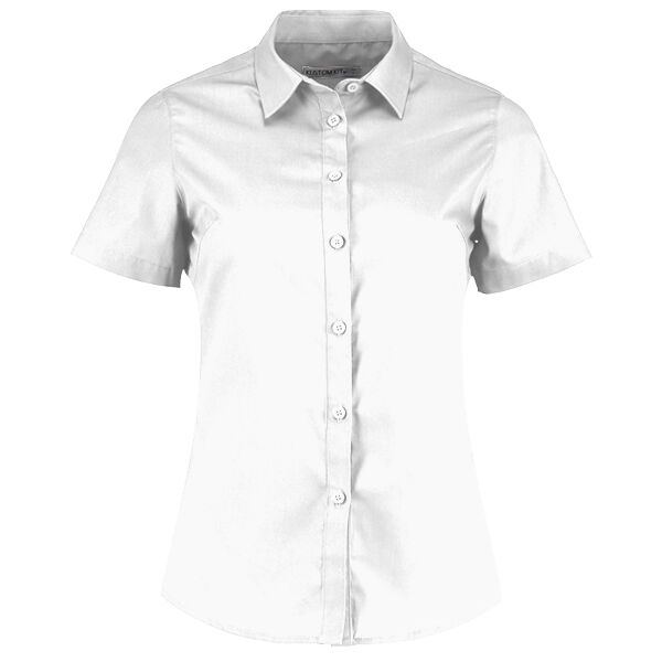 Women's poplin shirt short sleeve Vignette