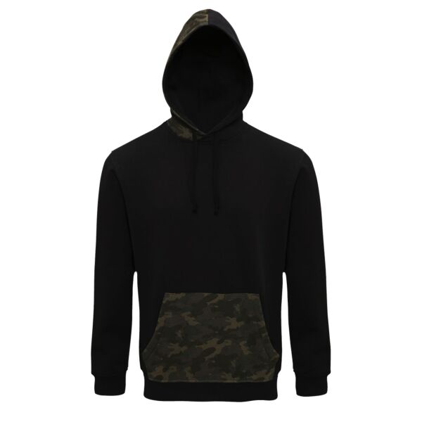 Men's camo trimmed hoodie Vignette