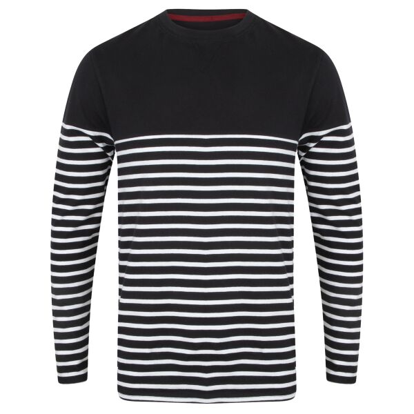 Long sleeve Breton striped T Vignette