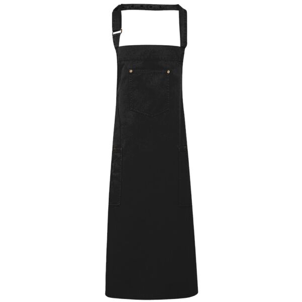 Chino cotton bib apron Vignette