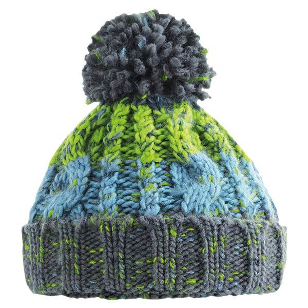 Junior corkscrew pom pom beanie Vignette