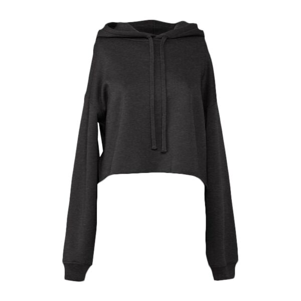 Women's cropped fleece hoodie Vignette