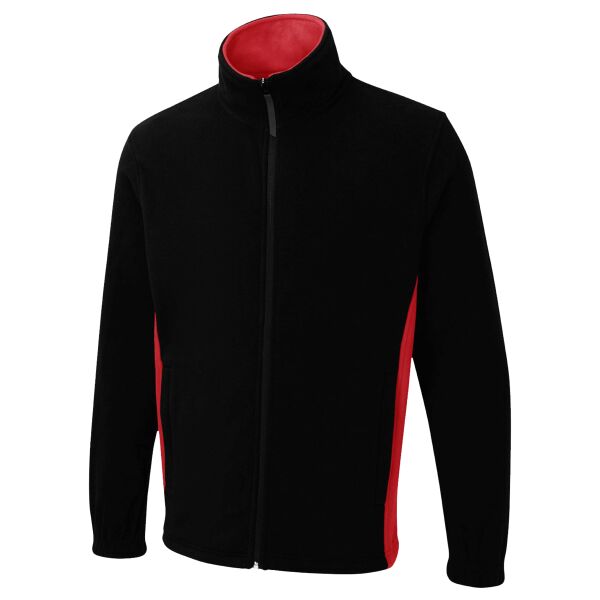 Two Tone Full Zip Fleece Jacket Vignette