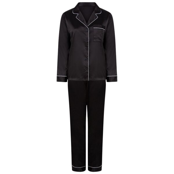 Women's satin long pyjamas Vignette