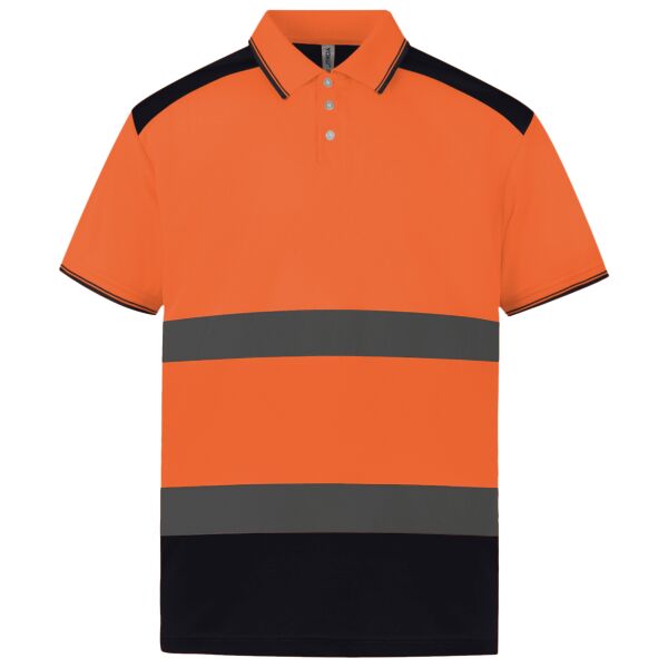 Hi-vis two-tone polo shirt (HVJ220) Vignette