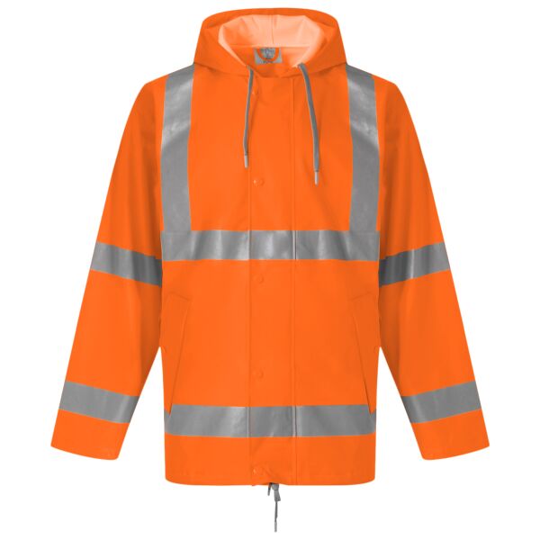 Hi-vis soft flex breathable U-dry jacket (HVS450) Vignette