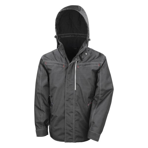 Denim texture rugged jacket Vignette