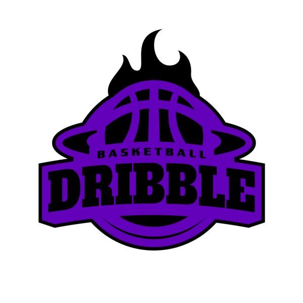 Dribble basketball logo 02 Vignette