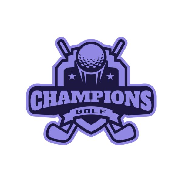 Champions Golf logo template Vignette
