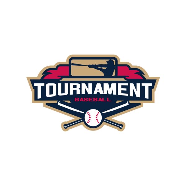 Tournament Baseball logo 01 Vignette