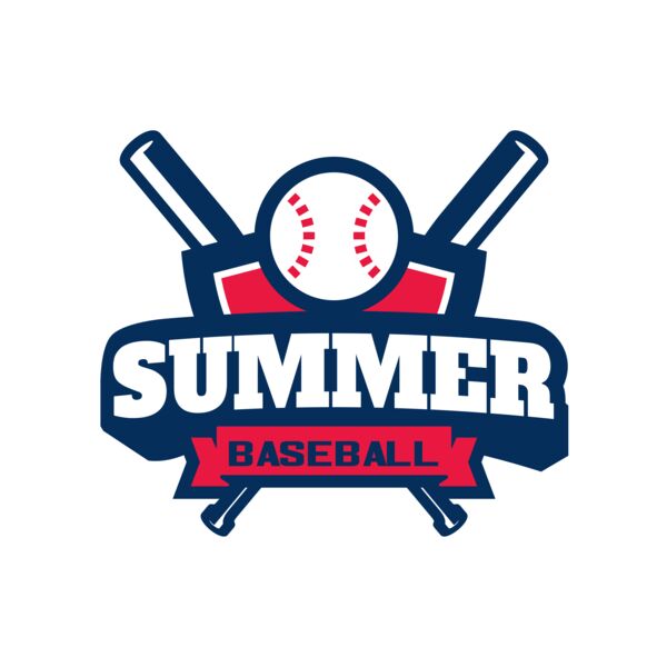 Summer Baseball logo 01 Vignette