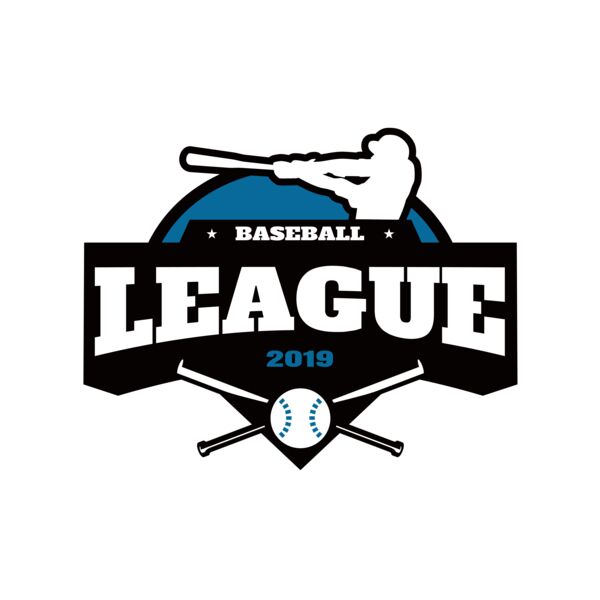 League Baseball logo 01 Vignette