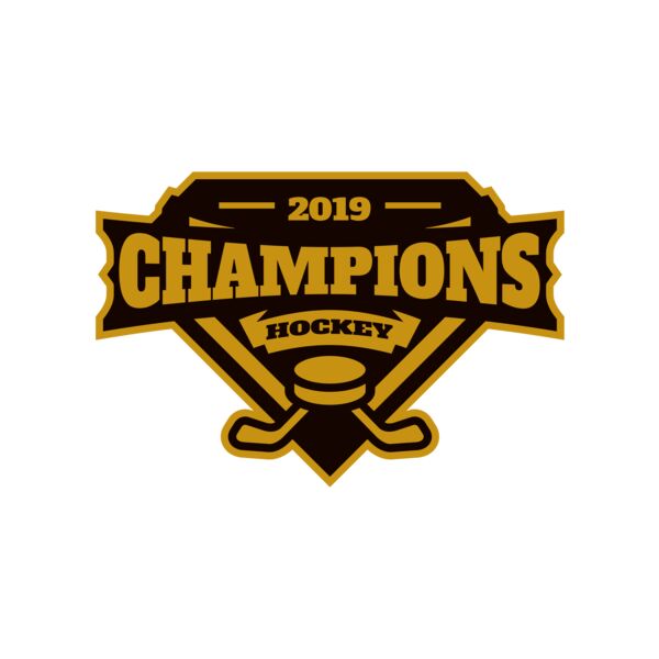 Champions Hockey logo template Vignette