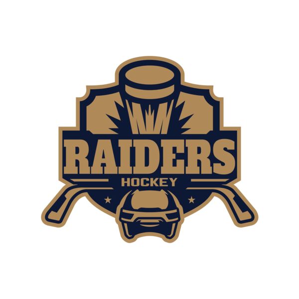 Raiders Hockey logo template Vignette