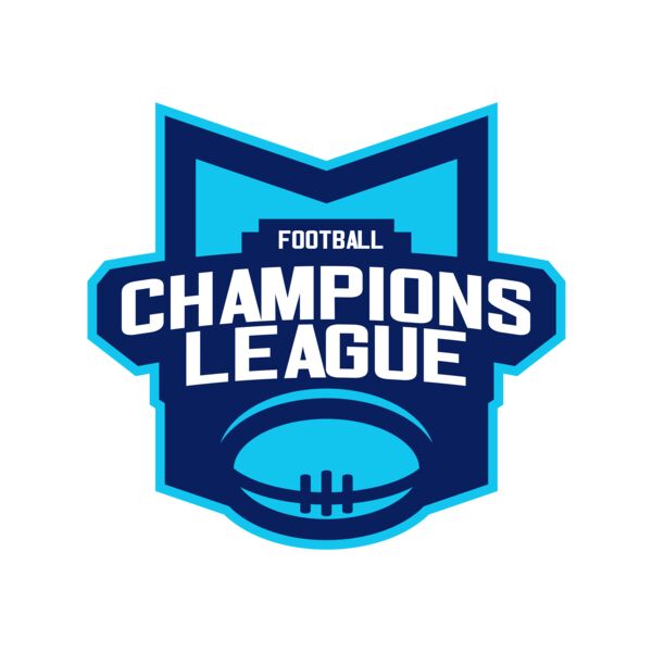 Champions League Football logo template 03 Vignette