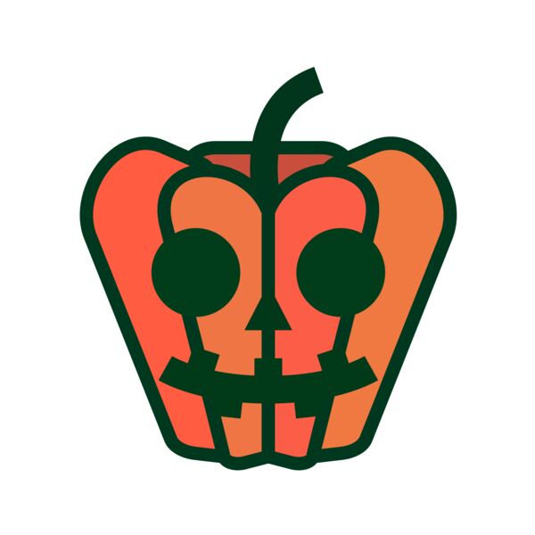 Elements Skulls logo template 27 Vignette