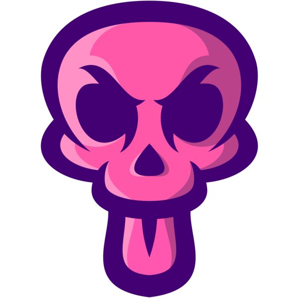 Elements Skulls logo template 57 Vignette