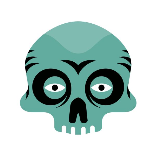 Elements Skulls logo template 98 Vignette