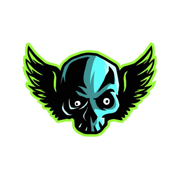 Elements Skulls logo template 180 Vignette