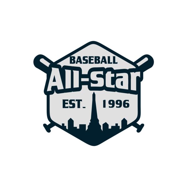 Baseball Logo Team 03 Vignette