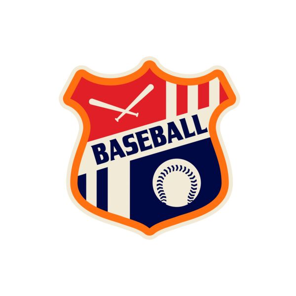 Baseball Logo Team 08 Vignette