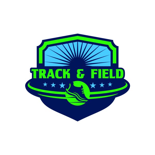 Track & Field Team Logo 12 Vignette