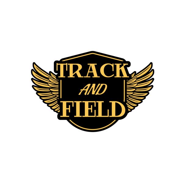 Track & Field Team Logo 13 Vignette