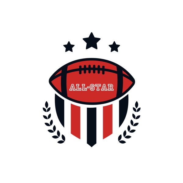 American Football logo 10 Vignette