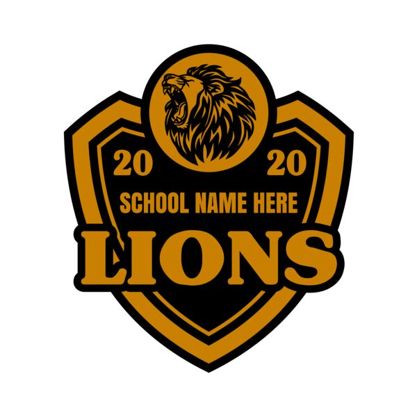 School Lions 12 Vignette
