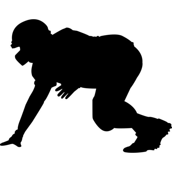 American Football   Clipart 20 Vignette